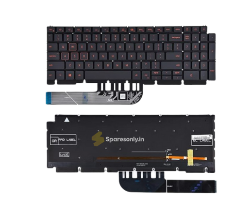 Dell G15 5510 5511 5515 5520 5521 5525 Series Laptop Keyboard with Red Frame US Layout - Original Dell G15 5510 5511 5515 5520 5521 5525 Series Laptop Keyboard with Red Frame US Layout - Original